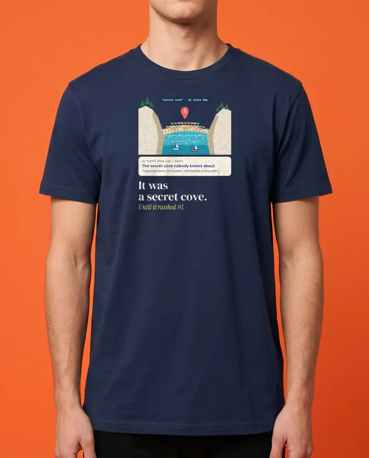 The secret cove, ranked #1 – T-shirts