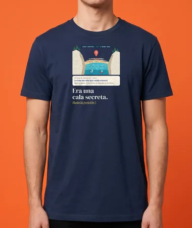 La cala secreta, en posición 1 – Camisetas