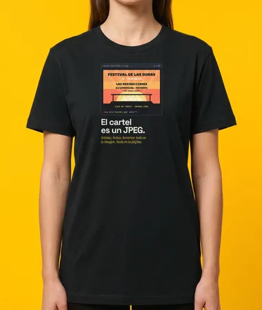 El cartel del festival es un JPEG – Camisetas