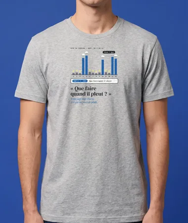 « Que faire quand il pleut », la page star – T-shirts